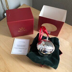 Wallace Silversmiths 2010 Silver Sleigh Bell - 40th Anniversary Limited Edition